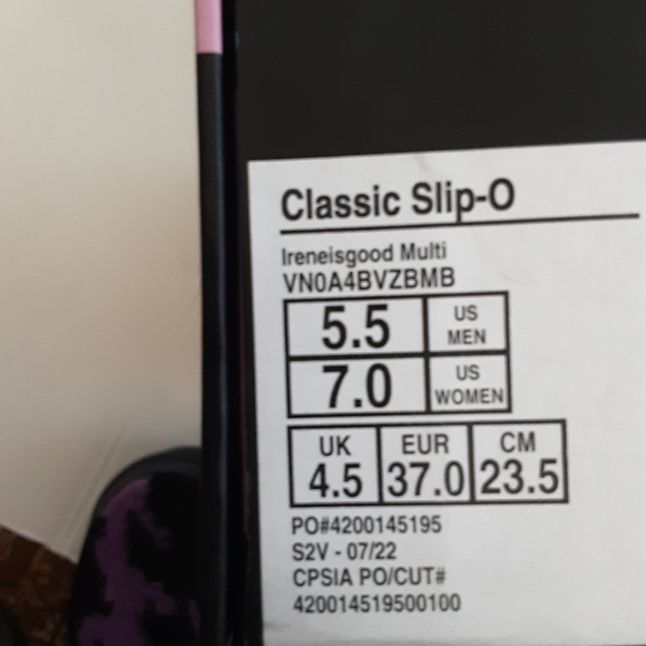 VANS X IRENEISGOOD CLASSIC SLIP-ON MULE STACKED SHOES NWB - Picture 13 of 15